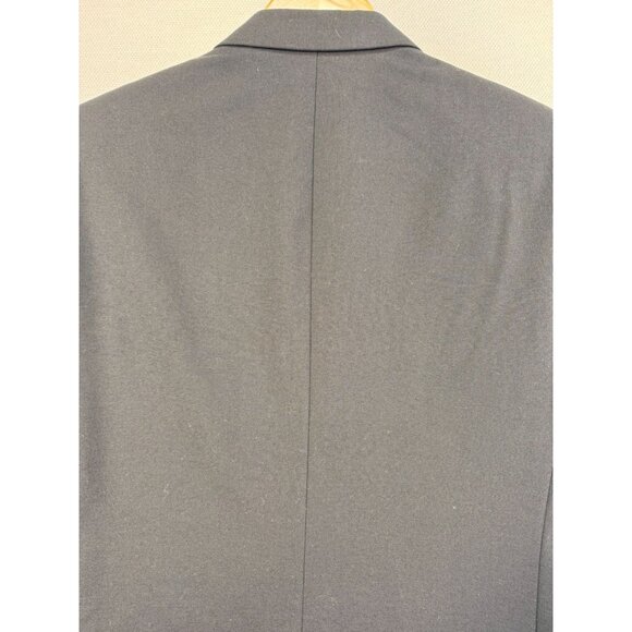 Perry Ellis Evening Mens Wool Tuxedo Jacket 40R Black - Picture 12 of 13